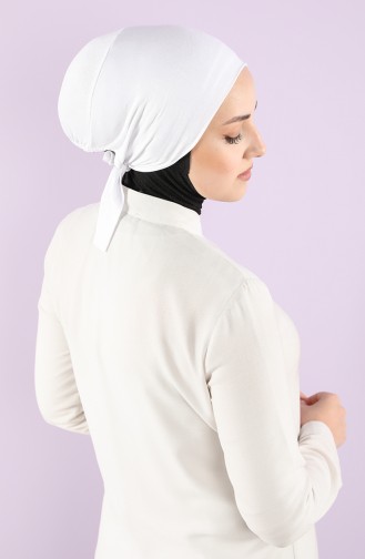 Lycra Non-Slip Bonnet 0301-01 White 0301-01