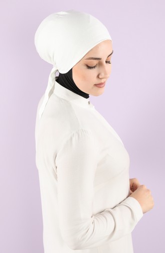 Lycra Non-Slip Bonnet 0303-01 Cream 0303-01