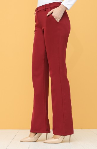 Claret red Broek 6493-03