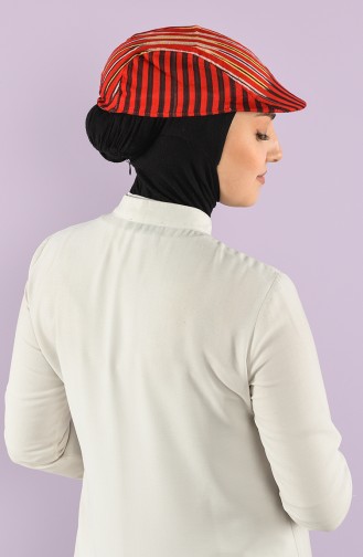 Chapeau et Bandana Rouge 1064-01