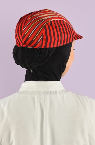 Chapeau et Bandana Rouge 1064-01