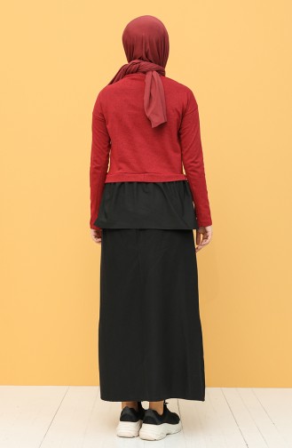 Claret Red Blouse 3239-11