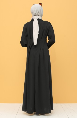 Kolyeli Elbise 1967-04 Siyah