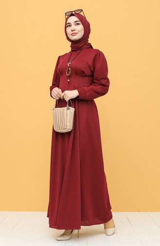 فستان أحمر كلاريت 1967-06