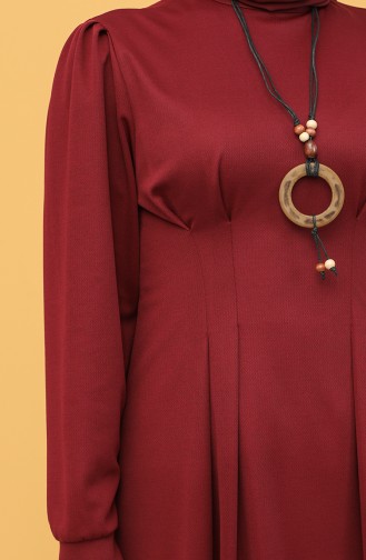 Necklace Dress 1967-06 Burgundy 1967-06