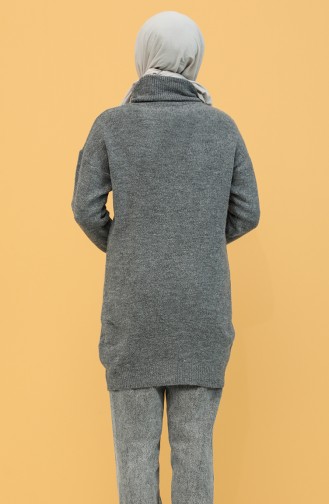 Dark gray Trui 4585-07