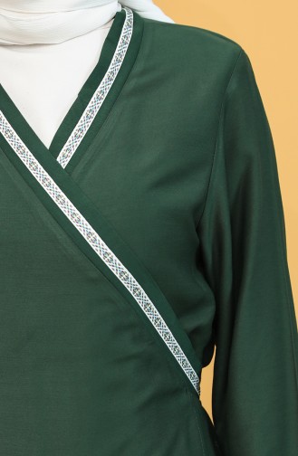 Robe de Prière Vert emeraude 1001C-01