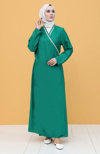 Green Praying Dress 1001C-02