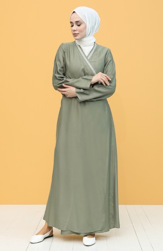 Khaki Praying Dress 1001C-03