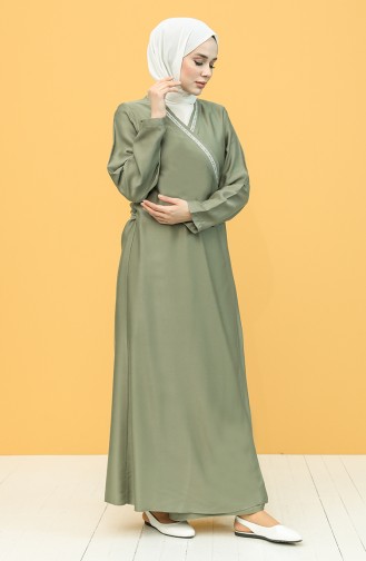 Khaki Praying Dress 1001C-03