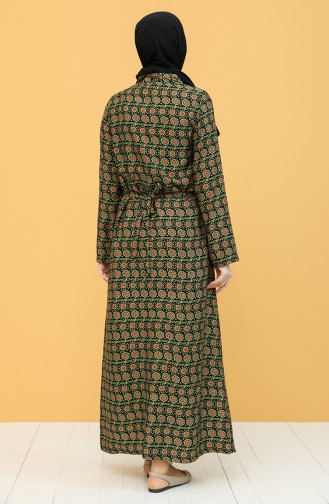 Khaki Praying Dress 1002-03