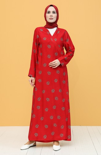 Claret red Praying Dress 1002A-01