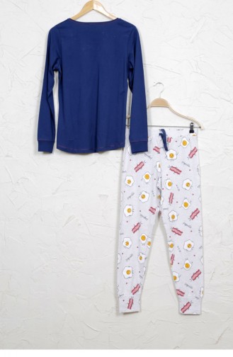 Navy Blue Pyjama 9021120257.