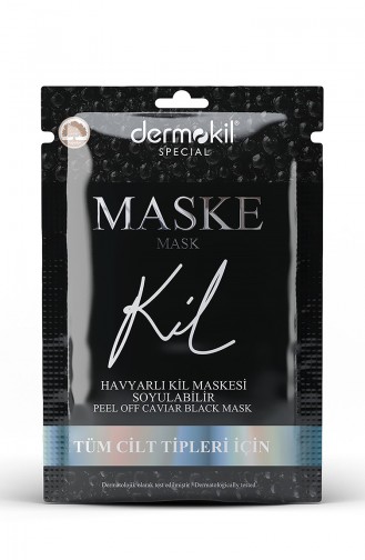 Dermokil Soyulabilir Havyarlı Siyah Kil Maskesi 15 ML 05001