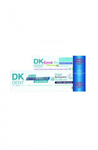 Dermokil Klasik Diş Macunu 75Ml Karanfil Özlü Çocuk Diş Macunu 50Ml 2Li Avantajlı Set 04806