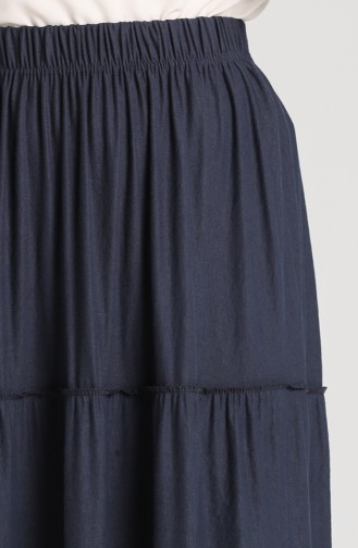 Navy Blue Skirt 8215-01