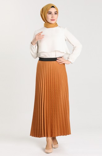 Tan Skirt 0126-01