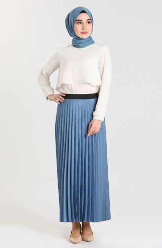 Blue Skirt 0126-02