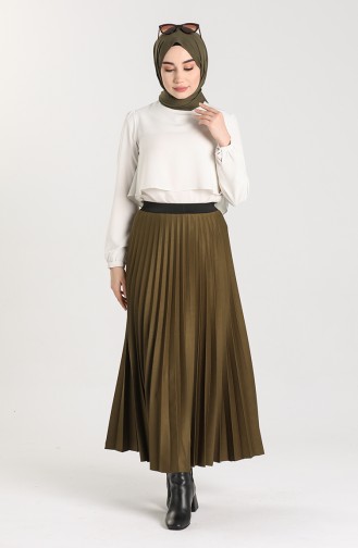 Khaki Skirt 0127-01