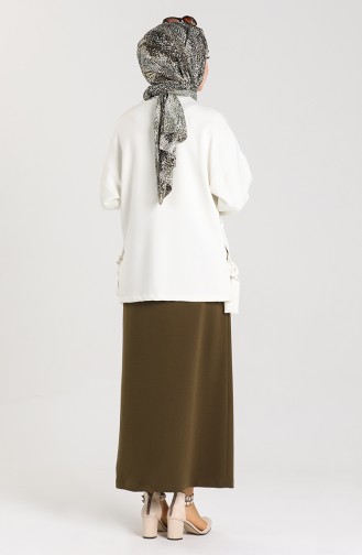 Khaki Skirt 0128-01