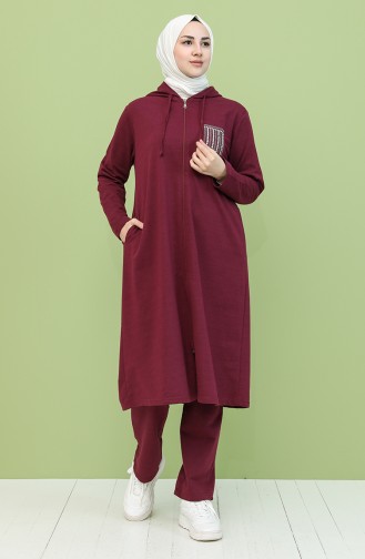 Claret red Trainingspak 4000-03