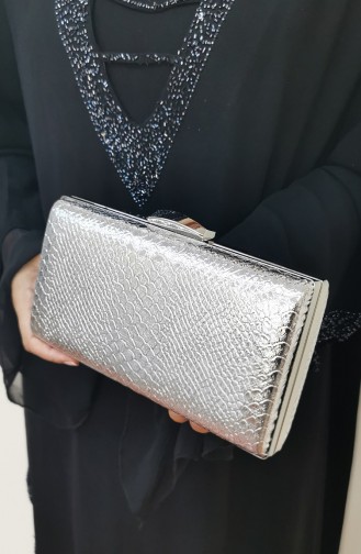 Silver Gray Portfolio Hand Bag 273112-208