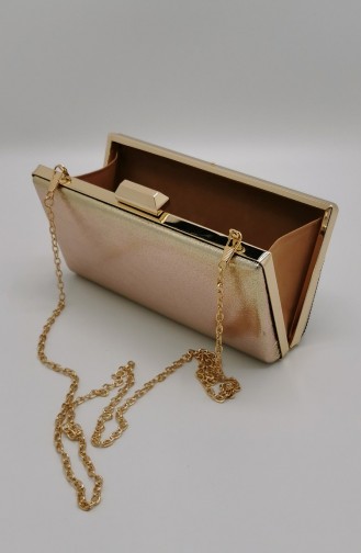 Gold Colour Portfolio Hand Bag 344124-207