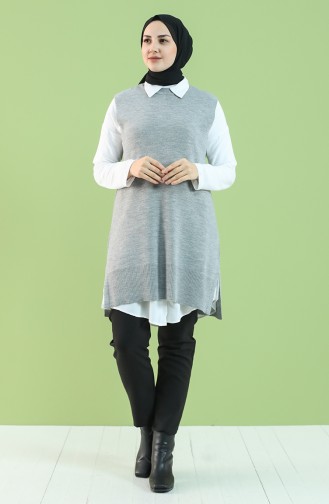 Grau Pullover 4279-03