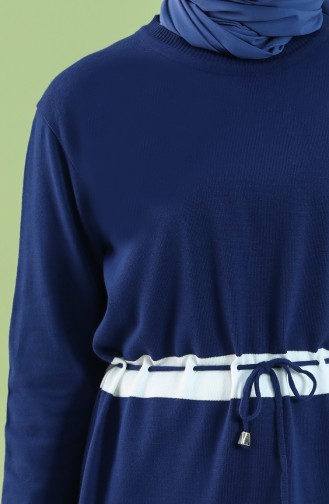 Knitwear Gathered waist Tunic 55239-10 Saxe Blue 55239-10