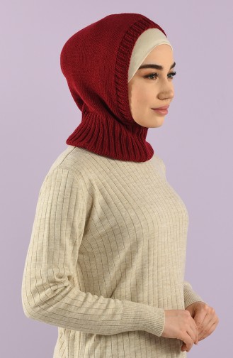 Claret red Hoofddoek 12022-05