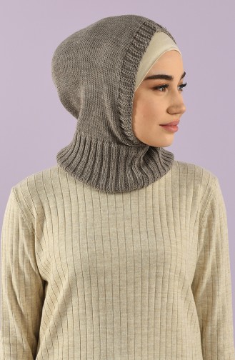 Dark Beige Hoofddoek 12022-07