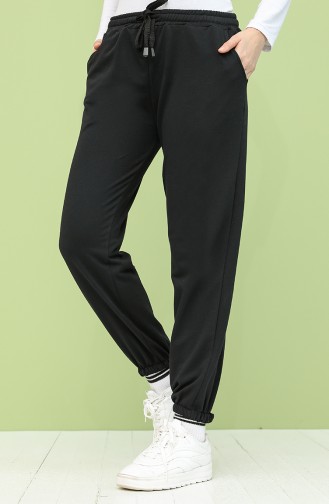 Sweatpants أسود 5349-01