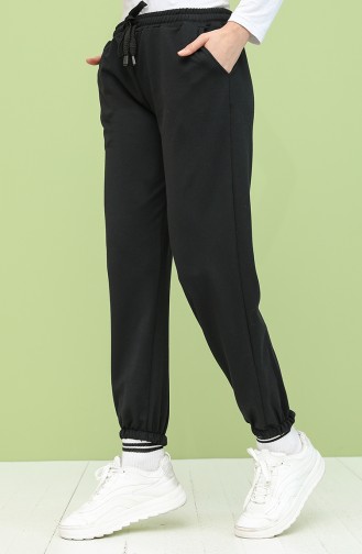 Sweatpants أسود 5349-01