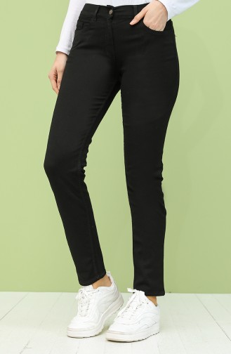 Buttoned Jeans 0664-01 Black 0664-01