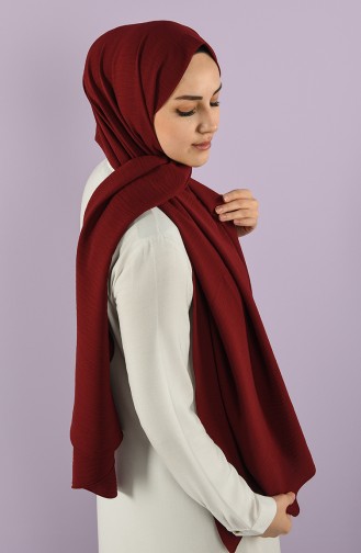 Dark Claret Red Shawl 20011-02