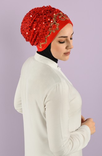 Red Underscarf 9018-02