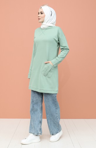 Tunic with Pockets 8291-05 Sea Green 8291-05