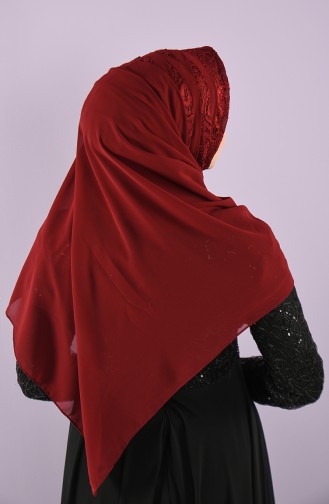 Turban Pret-a-Porter Bordeaux 003-04
