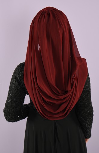 Claret Red Ready to Wear Turban 007-03