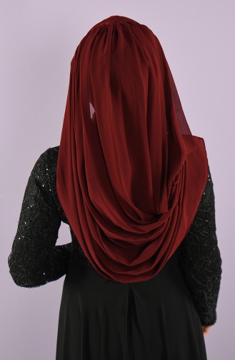 Claret red Ready to wear Turban 007-03