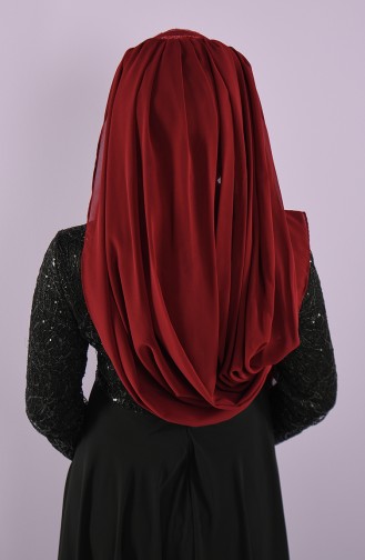 Claret red Ready to wear Turban 008-03