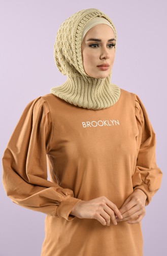 Beige Casual Scarf 4291-10