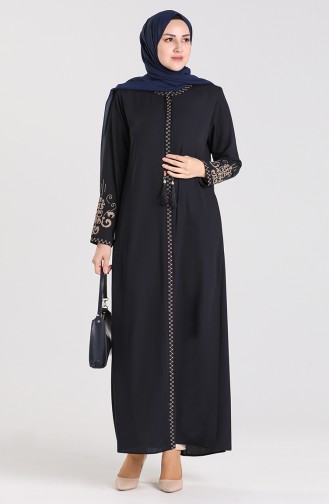 Navy Blue Abaya 2003-04