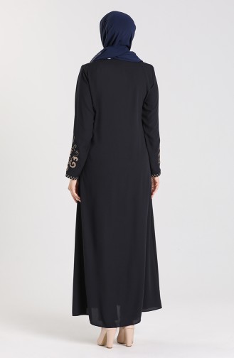 Navy Blue Abaya 2003-04