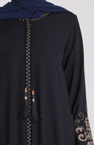 Navy Blue Abaya 2003-04