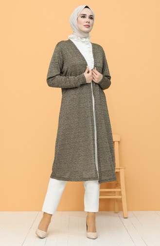 Grün Strickjacke 8222-01