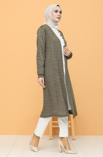 Grün Strickjacke 8222-01