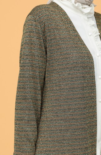 Grün Strickjacke 8222-01