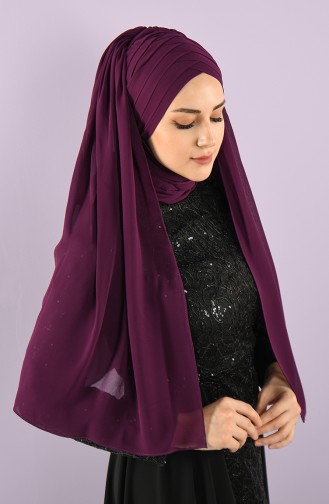 Purple Ready to wear Turban 006-05