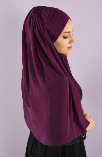 Purple Ready to wear Turban 006-05